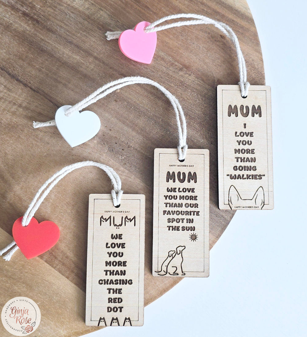 Mum's | Wooden Puzzle Heart Frame