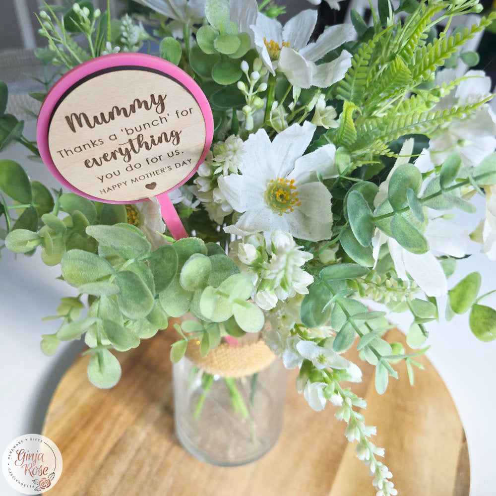 Mother's Day | Assorted Large Acrylic Stakes (for bunch of flowers/ large pots etc.)