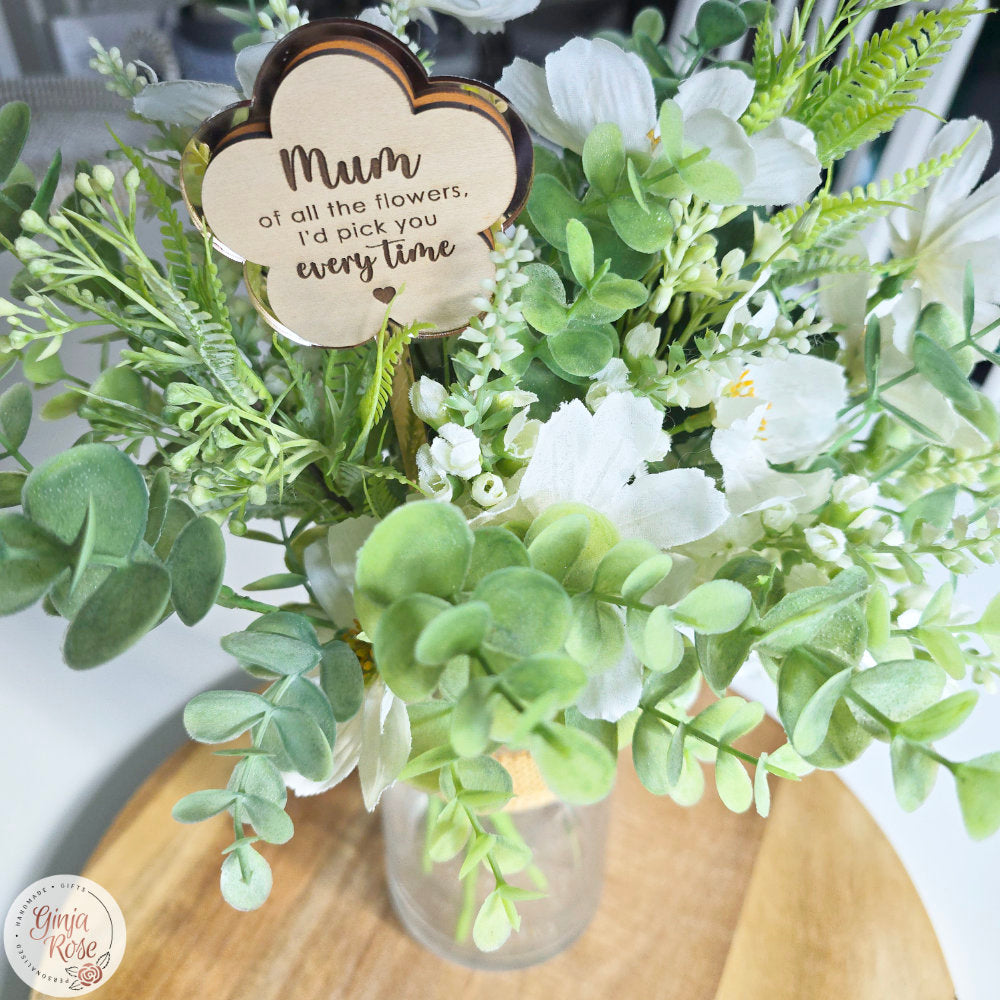 Mother's Day | Assorted Large Acrylic Stakes (for bunch of flowers/ large pots etc.)