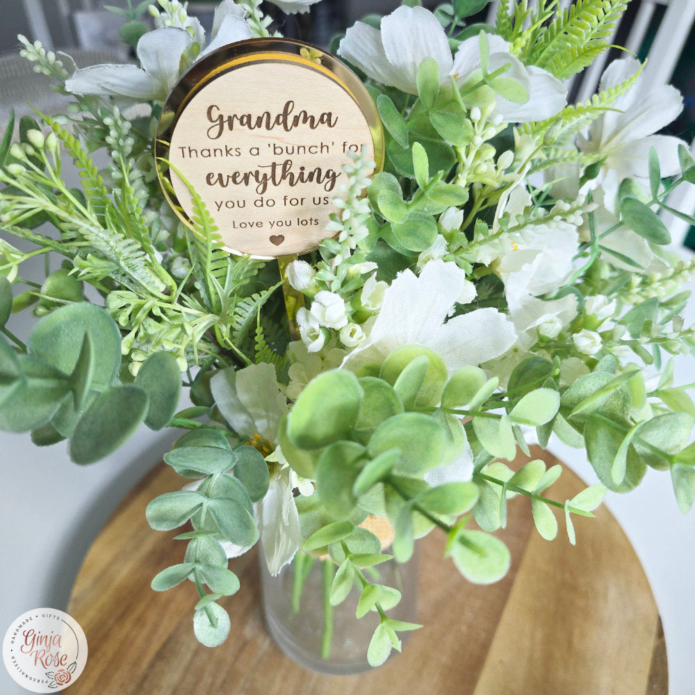 Mother's Day | Assorted Large Acrylic Stakes (for bunch of flowers/ large pots etc.)