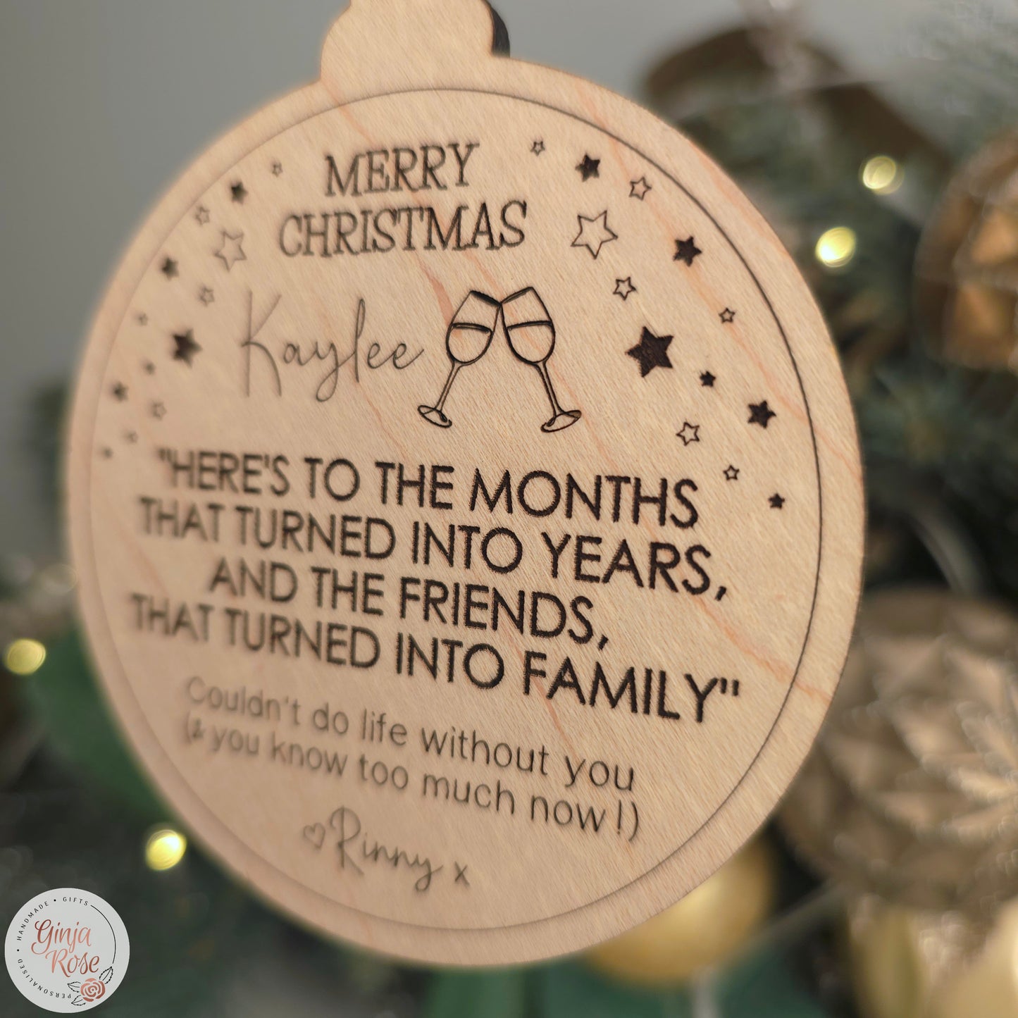 Best Friend Forever (BFF) Bauble