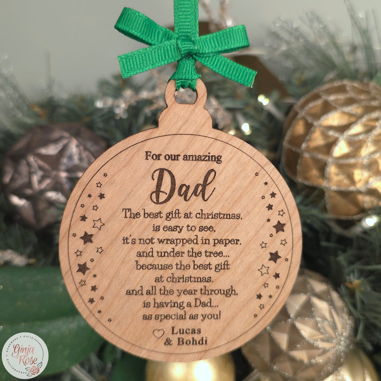 Best Gift Dad Bauble