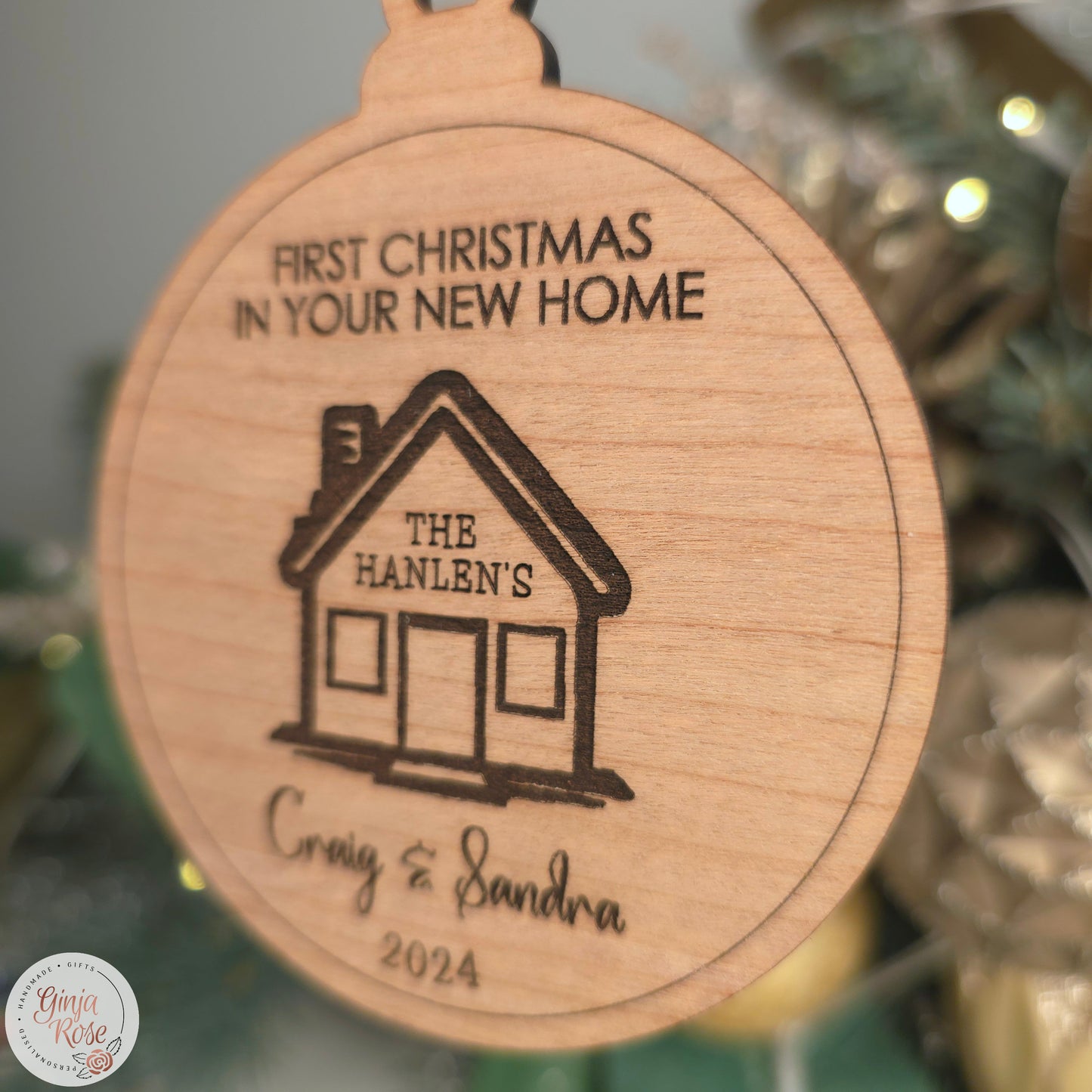 First Christmas in New Home Bauble