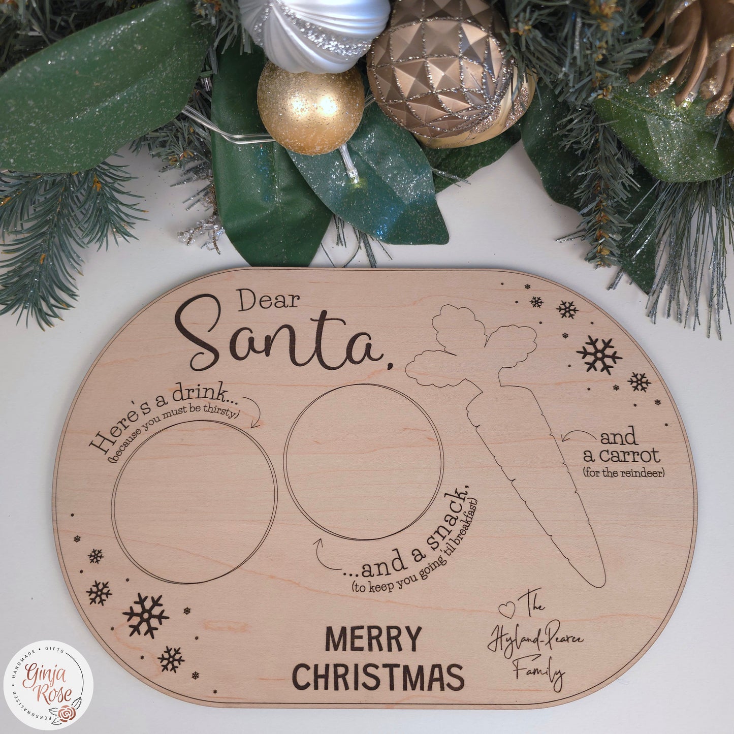 Santa’s Personal Snack Board