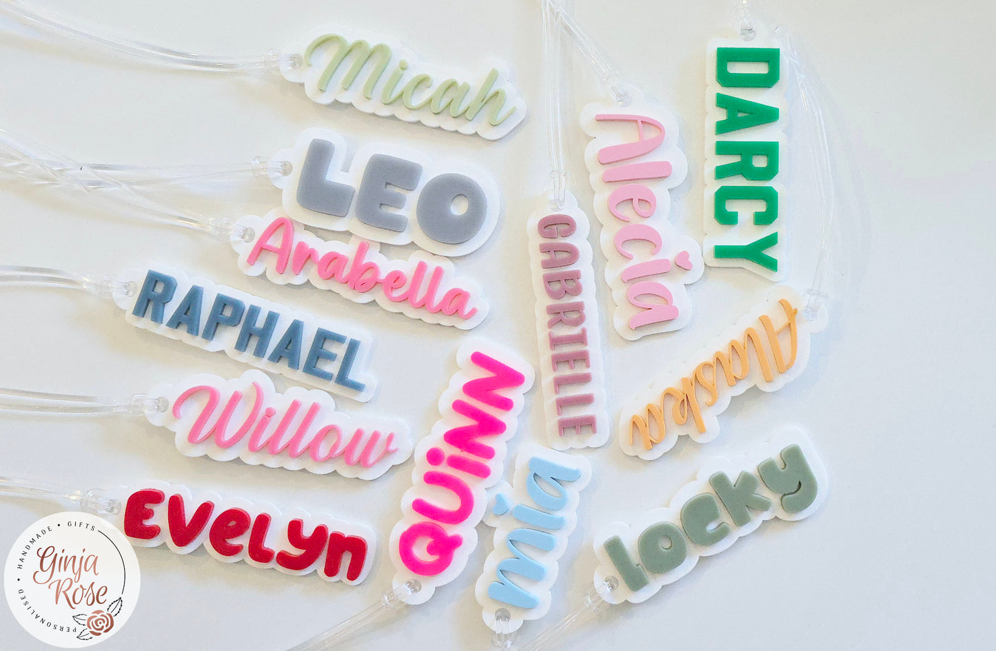 School | Bagtag Coloured Name
