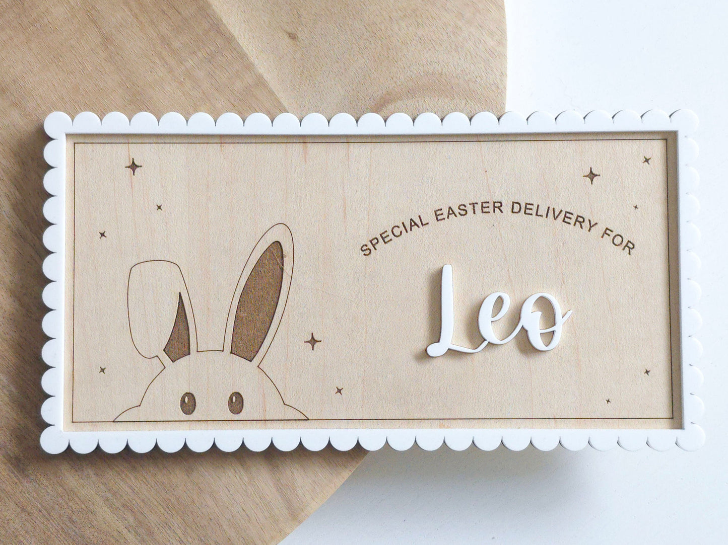 Easter | Bunny - Crate/Basket Plaque (Only)