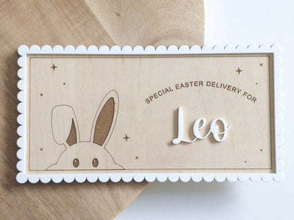 Easter | Bunny - Crate/Basket Plaque (Only)