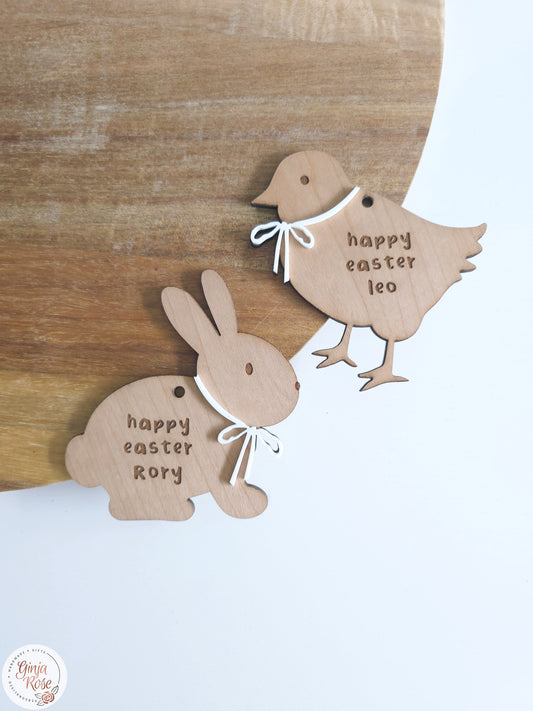 Easter | Small Bunny/Chick - Gift Tag