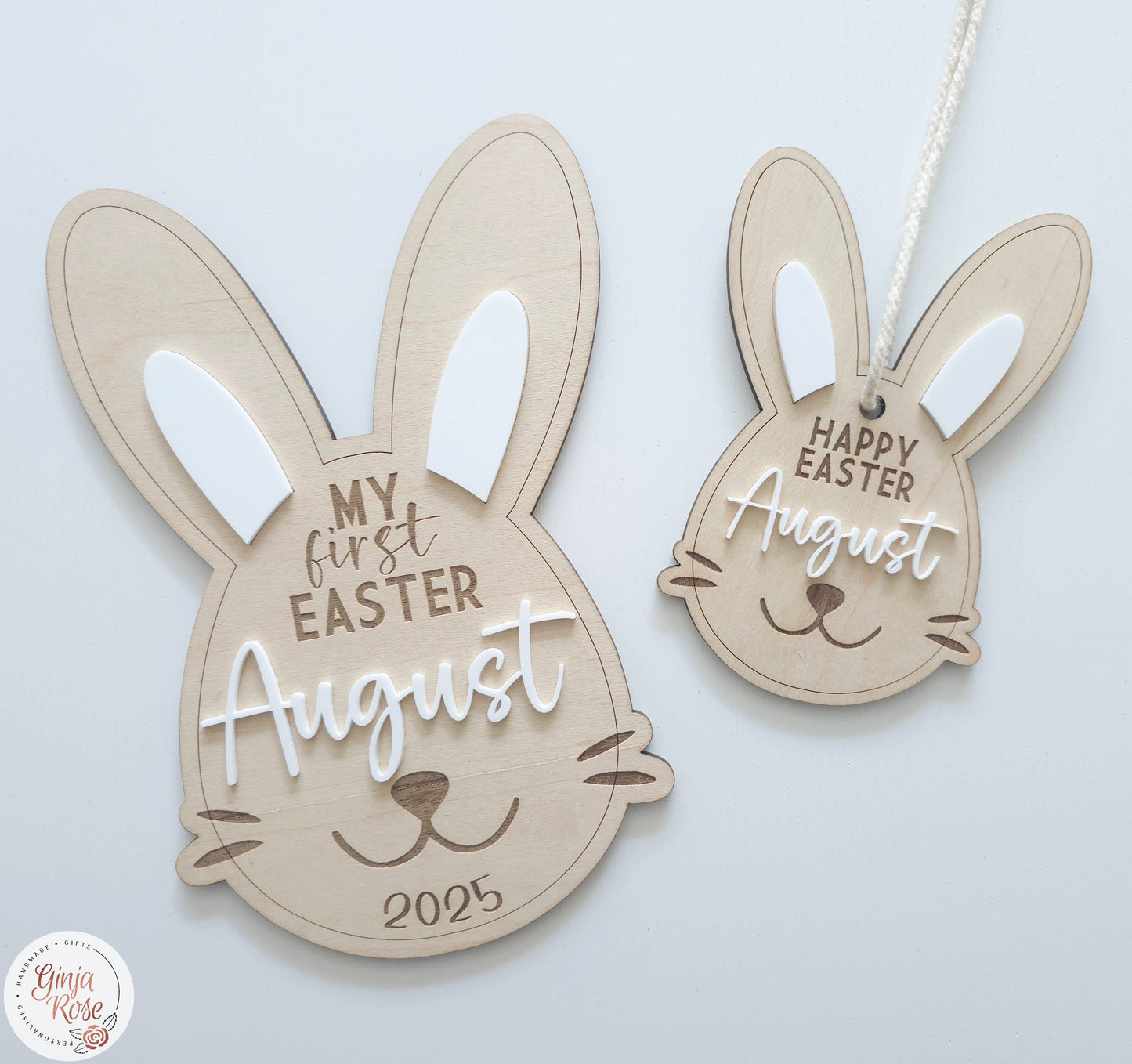 Easter | Bunny (face) - Gift Tag