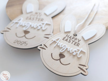 Easter | Bunny (face) - Gift Tag