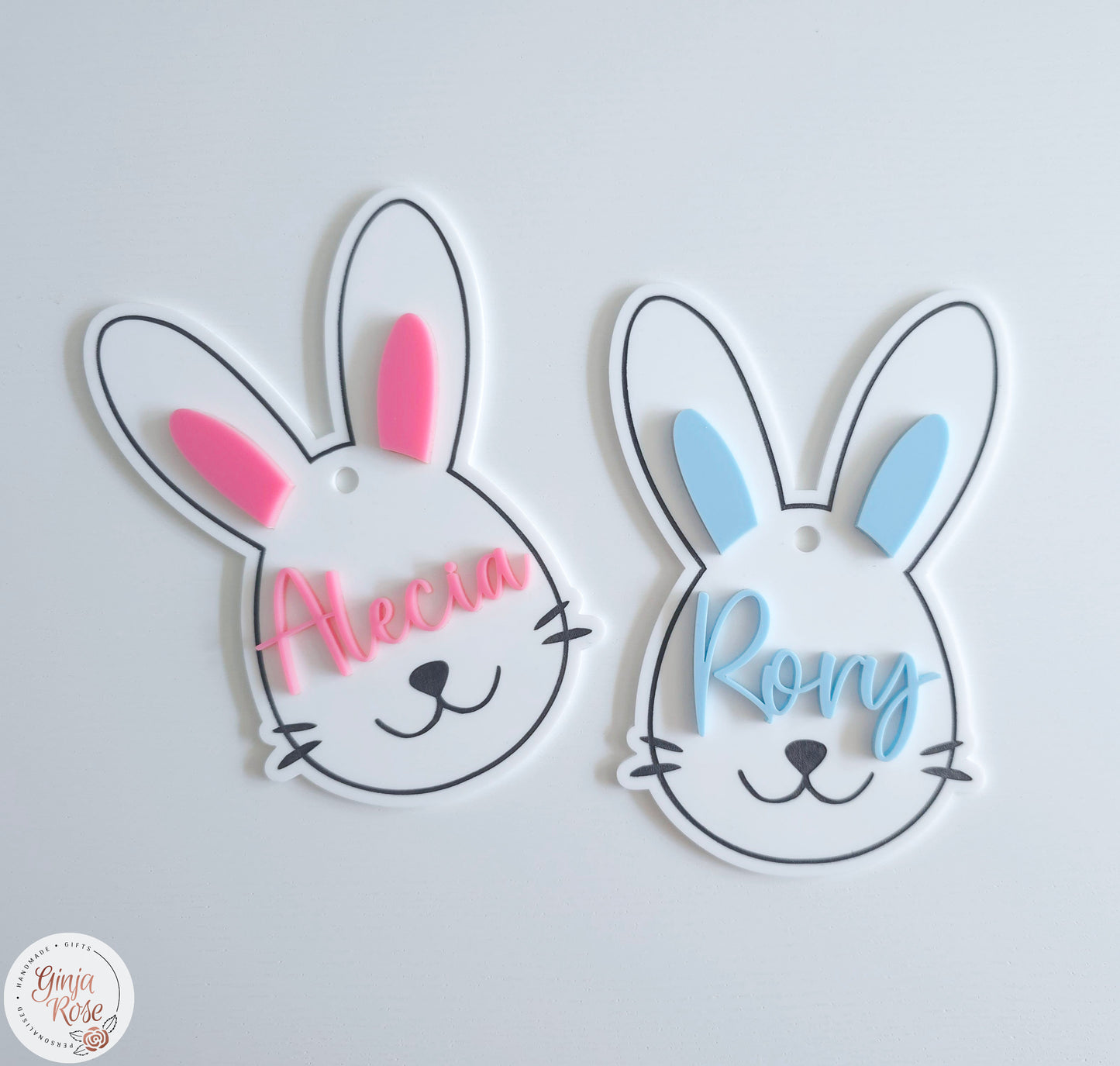 Easter | Bunny (face) - Gift Tag