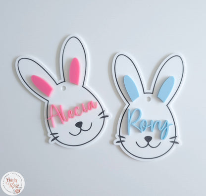 Easter | Bunny (face) - Gift Tag