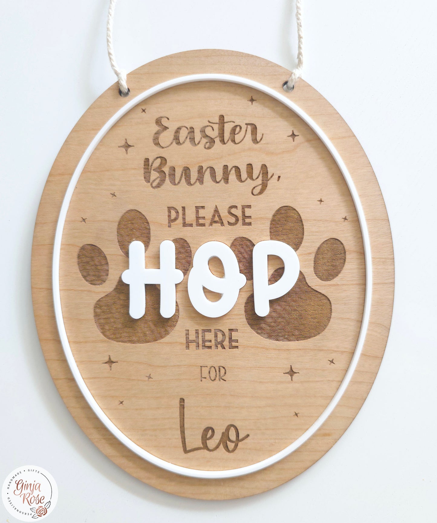 Easter | Please Hop Here - Hanger