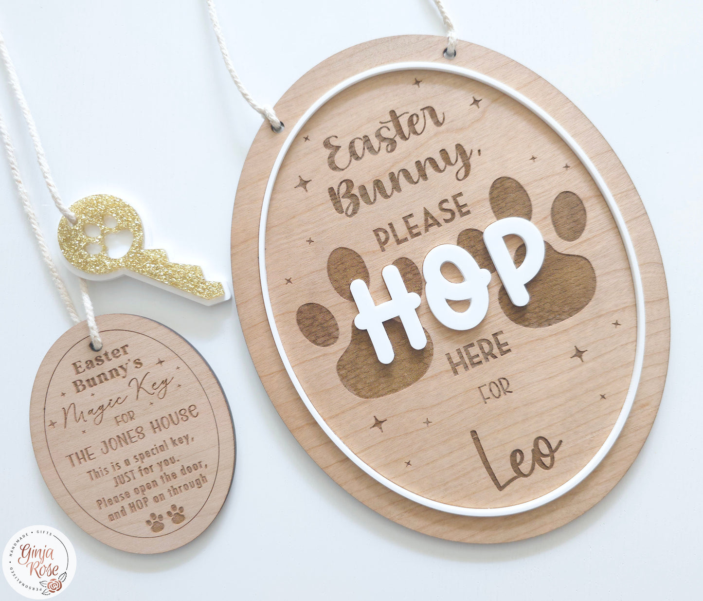 Easter | Please Hop Here - Hanger