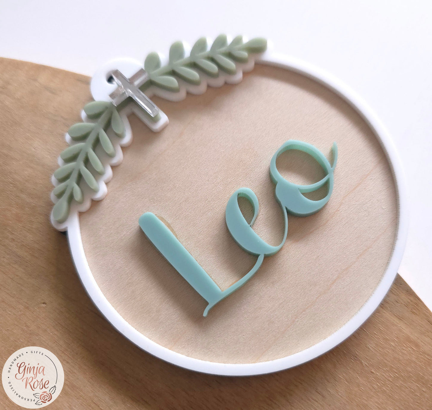 Easter | Classic, Round with Cross - Gift Tag