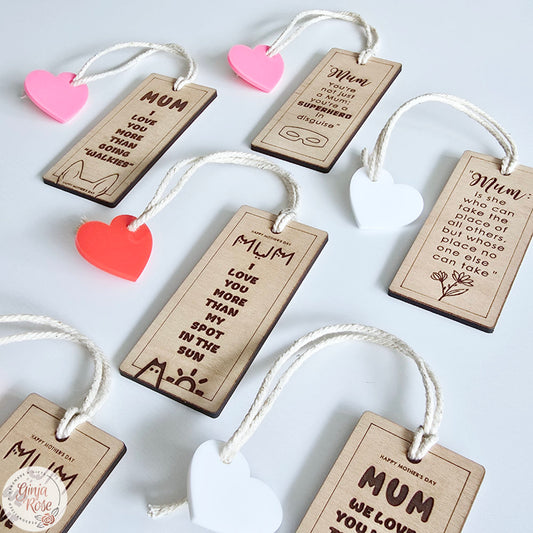 Mother's Day | Wooden Mini Bookmark