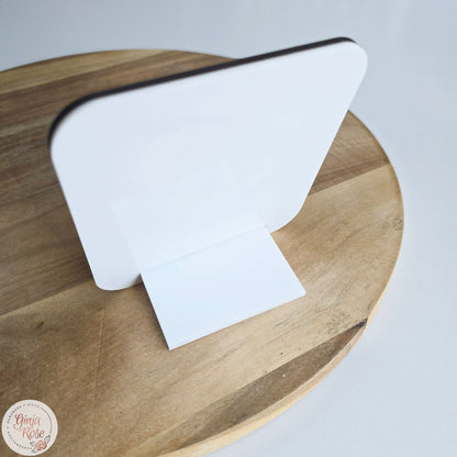 Mother's Day | White Acrylic Heart Frame