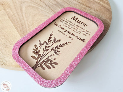 Mother's Day | Trinket Tray (Mother is she Quote)