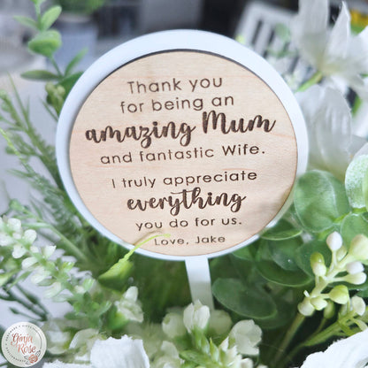 Mother's Day | Assorted Large Acrylic Stakes (for bunch of flowers/ large pots etc.)