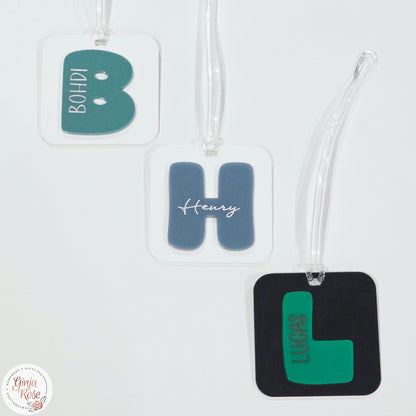 School | Bagtag Square Initial