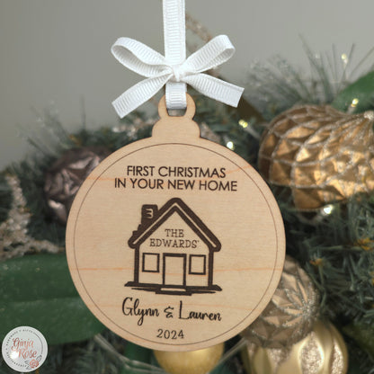 First Christmas in New Home Bauble