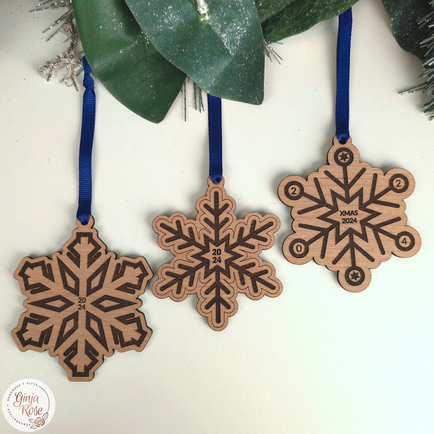 Snowflake Decorations (Set of 3)